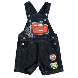 VTG Cars 2 Overalls Disney Pixar Lightning McQueen Mater Guido Luigi Baby 18M